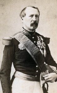 Portrett av Marechal Patrice av Mac Mahon (eller Mac-Mahon) (1808-1893) Fotografi av Mayer og Pierson