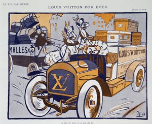 Reklame for Louis Vuitton av Mich (Michel Liebeaux