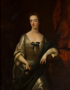 Portrett av Charlotte Lady Myddelton (1679-1731), ca. 1699-1731 (olje på lerret) av Michael (circle of) Dahl
