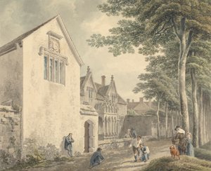 Almshus i St. Cuthbert's Churchyard, Wells