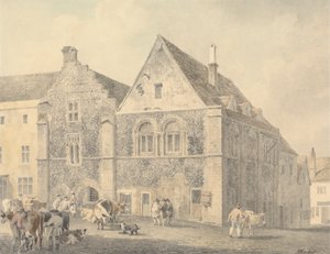 Markedsplassen, Bury St. Edmunds av Michael Angelo Rooker