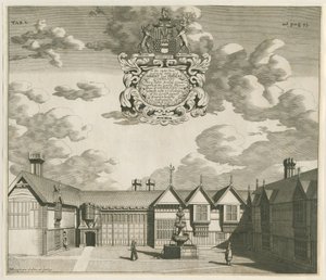 Chartley Manor House: gravering, nd [1653-1686] (trykk) av Michael Burghers
