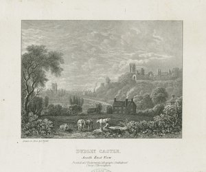 Dudley Castle: kobberplategravering, nd [1653-1686] (trykk) av Michael Burghers