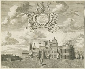 Fisherwick Hall: kobberplategravering, nd [1653-1686] (trykk) av Michael Burghers