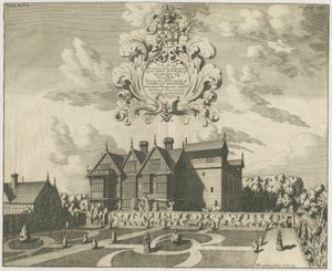 Madeley Manor House: gravering, nd [c 1686] (trykk) av Michael Burghers
