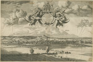 Stafford - East North East Prospect: gravering, nd [1686] (trykk) av Michael Burghers