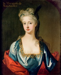 Portrett av Mary Anne Spanheim (1682-1772), kone til Francois de la Rochefoucauld, Marquis de Montandre