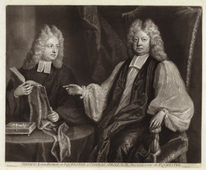 Portrett av Thomas Sprat og sønn av Michael Dahl