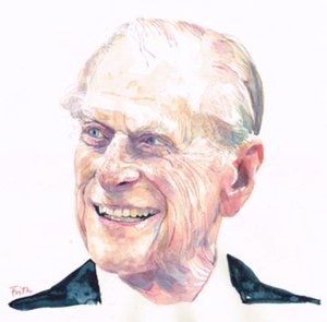 Prins Philip, hertug av Edinburgh (akvarell)