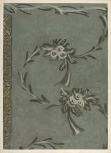 Gratis hånddekorert vegg, ca. 1940.
