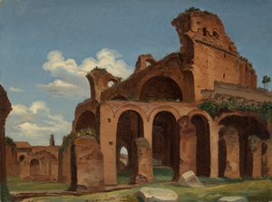 Basilica of Constantine, Roma, 1830.
