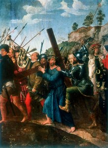 Jesus på veien til Golgata, sent på 1400-tallet tidlig på 1500-tallet