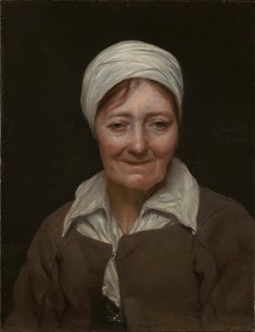 Head of a Woman, ca. 1654 (olje på panel) av Michael Sweerts