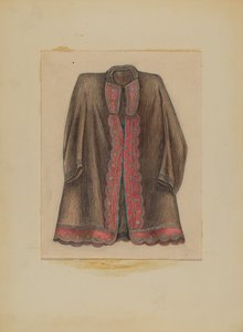 Mørkebrun Cotton Coat