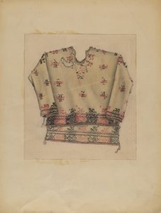 Brodert kvinnekjole