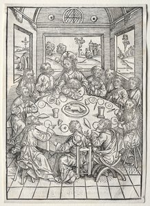 The Treasure Keeper: The Last Supper, 1491. av Michael Wolgemut