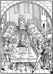 Illustrasjon til boken Schatzkammer, 1490-1491 av Michael Wolgemut
