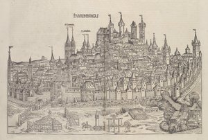 Nürnberg, 1493. av Michael Wolgemut