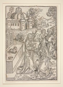 Side fra Stephan Fridolin, The Treasure Keeper (Nürnburg: Anton Koberger, 1491) av Michael Wolgemut