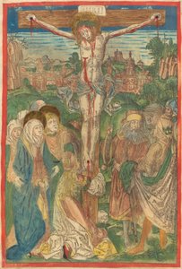Korsfestelsen med Maria Magdalena av Michael Wolgemut