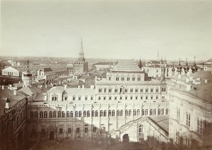 Fasade av Terem-palasset i Moskva Kreml. Albumin-bilde av Michail Michailoich Panov (1836-1894) av Michail Michailovich Panov