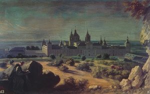 Royal Monastery of San Lorenzo, El Escorial. Rundt 1722
