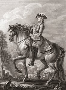 Kong Louis XV av Frankrike, rytterportrett.