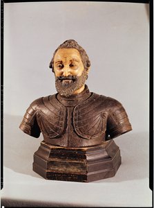 Byste av Henri IV (1553-1610) (voks og stein)