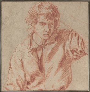 Ung mann av Michel Francois Dandre Bardon