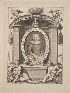 Claude Mollet, første gartner av Roy, fra Theatre des Plans et Jardinages, pub.1652 (gravering)