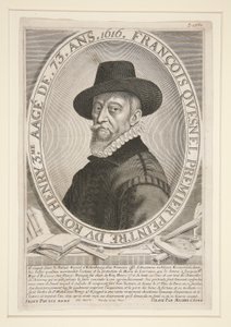 Francois Quesnel (1543-1619), i en alder av 73 av Michel Lasne