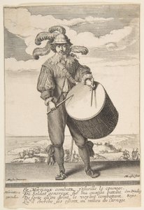 Trommeslageren, 1620-1667. av Michel Lasne