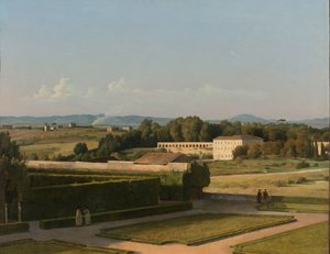 Utsikt over hagene til Villa Medici Utsikt over hagen til Villa Medici av Michel Martin Drolling
