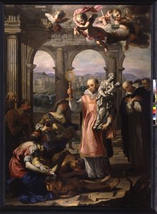 Miracle of Saint Hyacinth (olje på lerret)