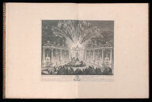 Dessein de l’illumination et du feu d’artifice donné à Monseigneur le Dauphin à Meudon le 3e septembre 1735 (Design of the Illumination and Fireworks dedicated to His Grace the Dauphin at Meudon, September 3rd, 1735)   1302469   no       norwegian Successf av Michel de Bonneval
