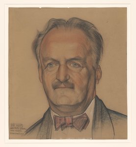 Portrett av Richard Nicolaus Roland Holst av Michel de Klerk