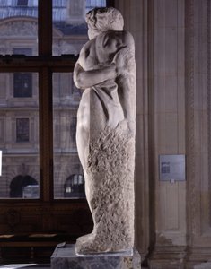 Captive, kjent som The Rebel Slave av Michelangelo Buonarroti