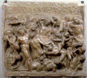 Kentaurer kamp av Michelangelo Buonarroti