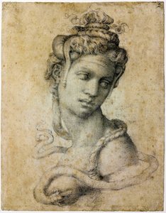 Kleopatra, ca. 1535 av Michelangelo Buonarroti