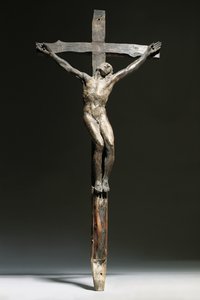 Korsfestelsesgruppe av Kristus, den gode tyven og den dårlige tyven av Michelangelo Buonarroti