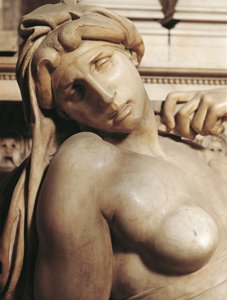 Dawn (Aurora), detalj fra graven til Lorenzo de