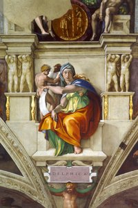 Delphic Sibyll av Michelangelo Buonarroti