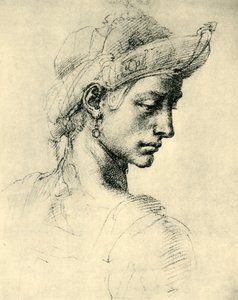 Ideell hode, 1520-1525, 1943. av Michelangelo Buonarroti