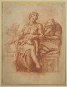 Vår Frue av Stillheten, ca. 1538 av Michelangelo Buonarroti