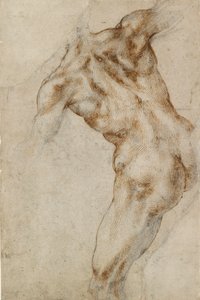 Naken hann Torso, tidlig på 1500-tallet av Michelangelo Buonarroti