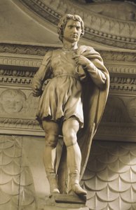 St Proculus, av Michelangelo (1475-1564), San Domenico-kirken i Bologna, Emilia Romagna av Michelangelo Buonarroti