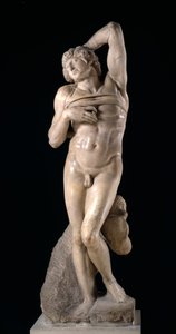 Den døende slaven, 1513-1515 av Michelangelo Buonarroti