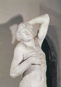 Den døende slaven, 1513-15 av Michelangelo Buonarroti