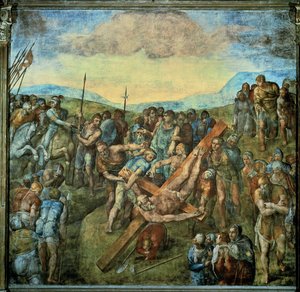 Korsfestelsen av Sankt Peter av Michelangelo Buonarroti