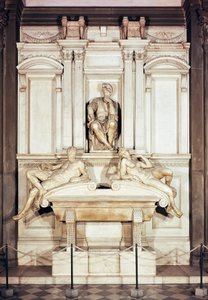 Graven til Lorenzo de 'Medici, hertugen av Urbino av Michelangelo Buonarroti